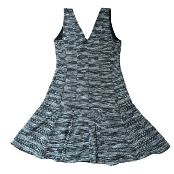 Banana Republic Marbled Tweed Fit & Flare Mini Dress US 6 - Picture 3 of 9